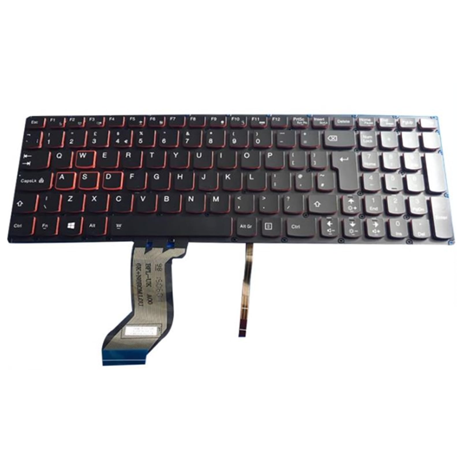 Clavier d'ordinateur portable Lenovo Ideapad Y700-17ISK noir rechange interne - 2