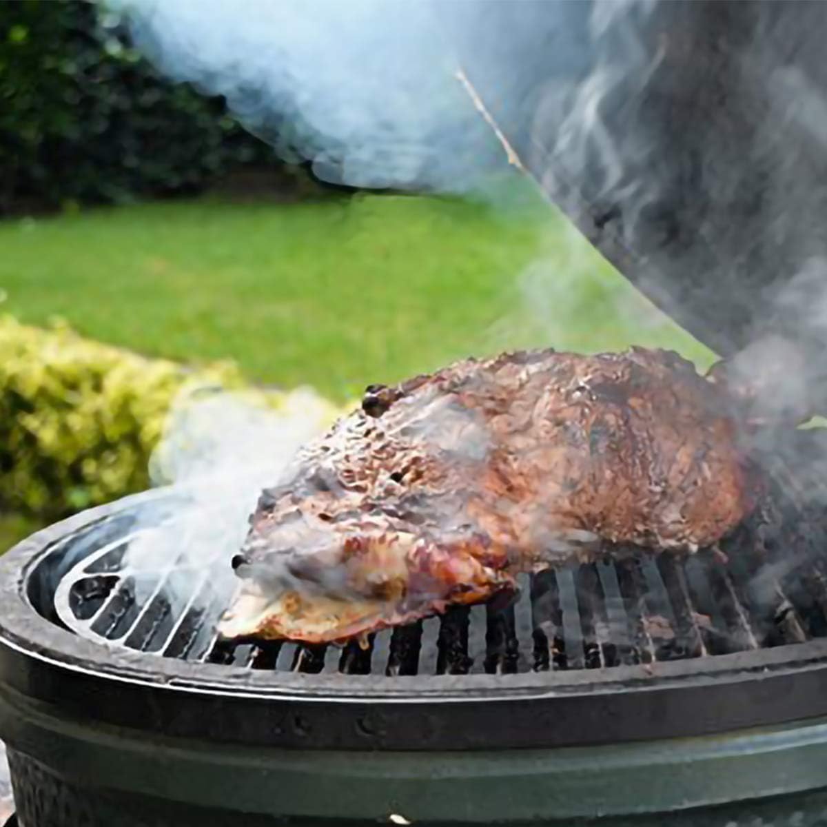 KAMaster 18 inches Cast Iron Cooking Grids Grates for Large Big Green Eggs,Cast Iron Round Grill Grate Cooking Grate Perfect for Pretty Barbecue Marks Barbecue Grills(18"-Fit Large GRILL)