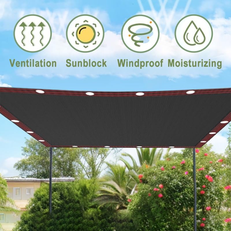 Filet d'ombrage anti-UV 75% isolant pour protéger les tomates du soleil
