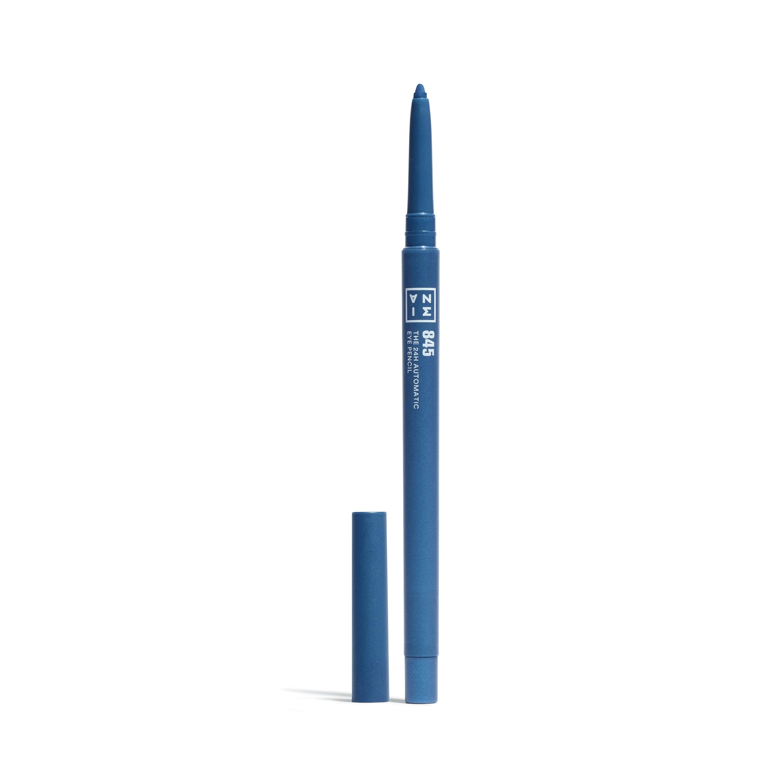 3INA MAKEUP - The 24H Automatic Eye Pencil 845 - Cobalt Blue - Creamy Long Lasting Eyeliner Waterproof - Sharpener & brush