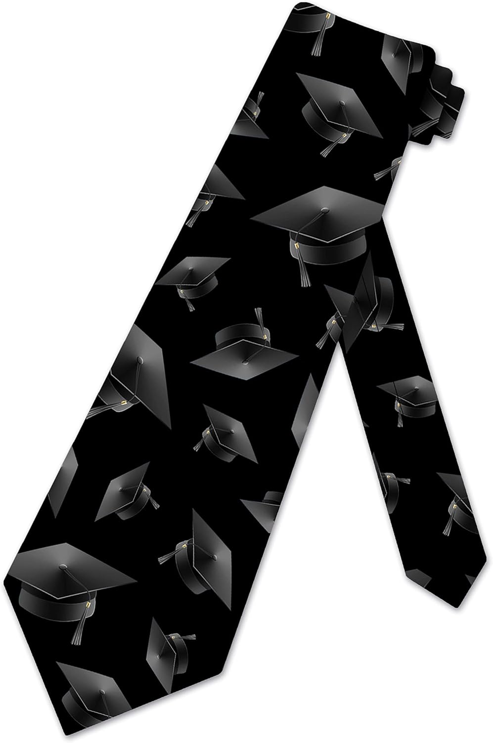 Three Rooker Graduation Ties Mens Celebration Necktie Graduation Cap Tie