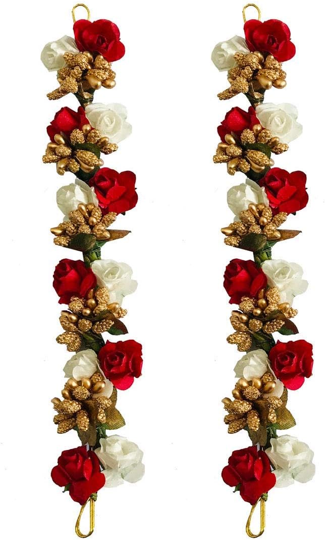 Flower Gajra Hair Accessories Bun Juda Maker for Women (Multicolour) -Pack-02