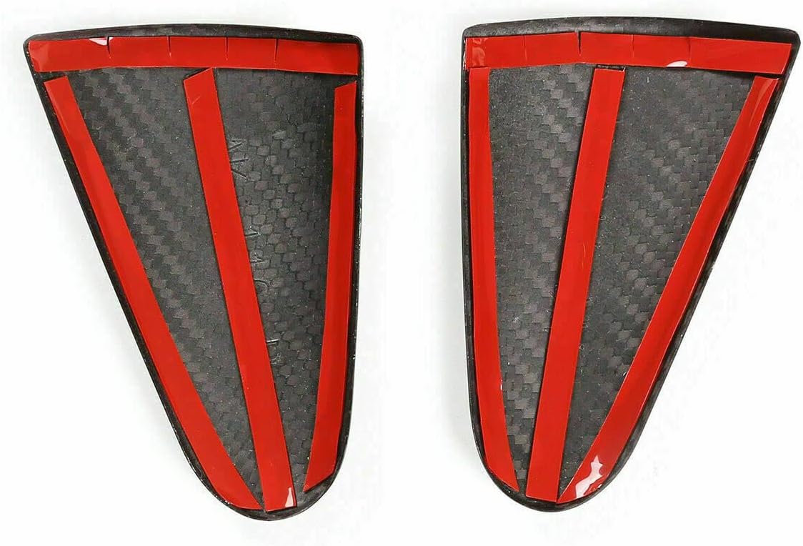 MCBC Tunning Real Dry Carbon Fiber Door Handle Trim Cover Fit for Ferrari 458 2011-2016