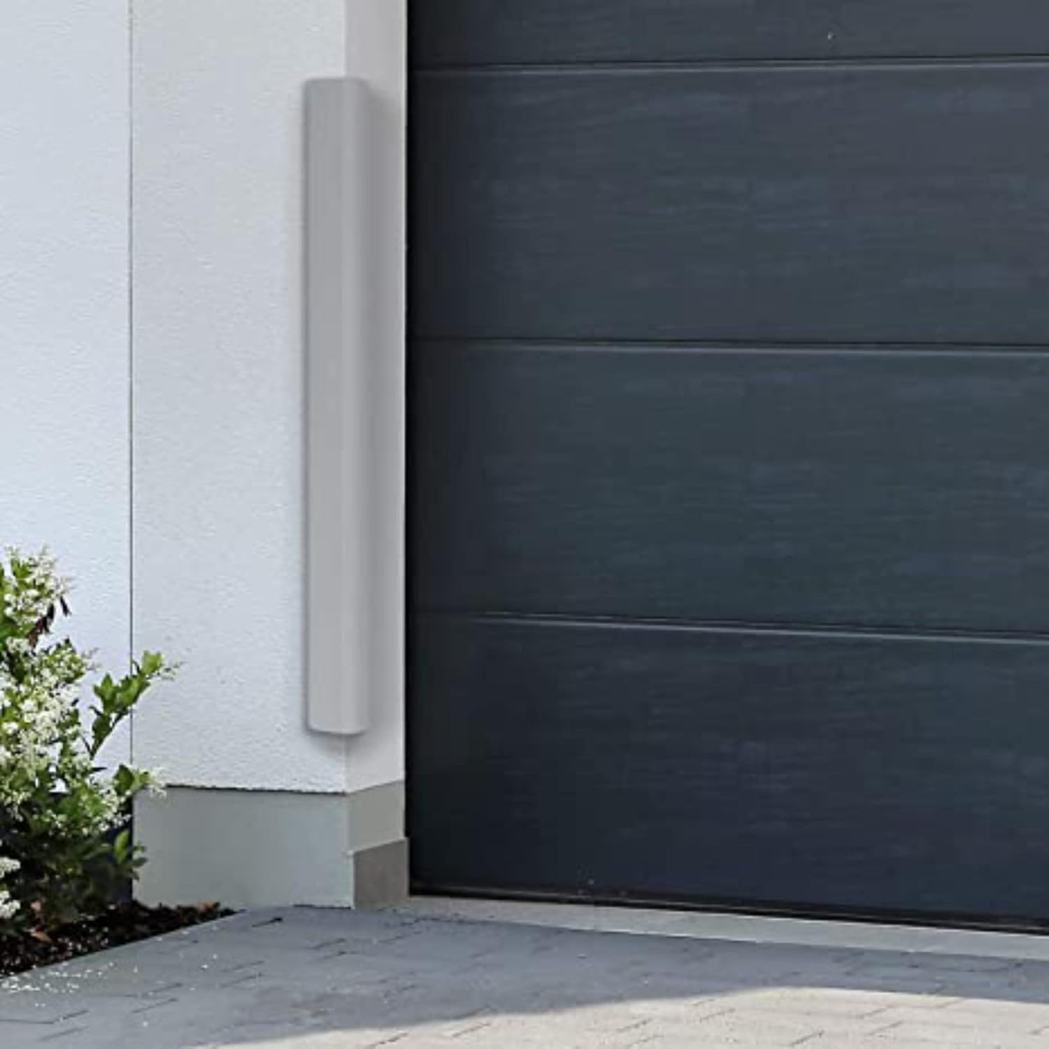 Protezione del bordo della parete con disposizione angolare, | Protezione angolare da parete in PVC, angolo di 90 gradi for protezione e decorazione della parete(Gray,2.2m)