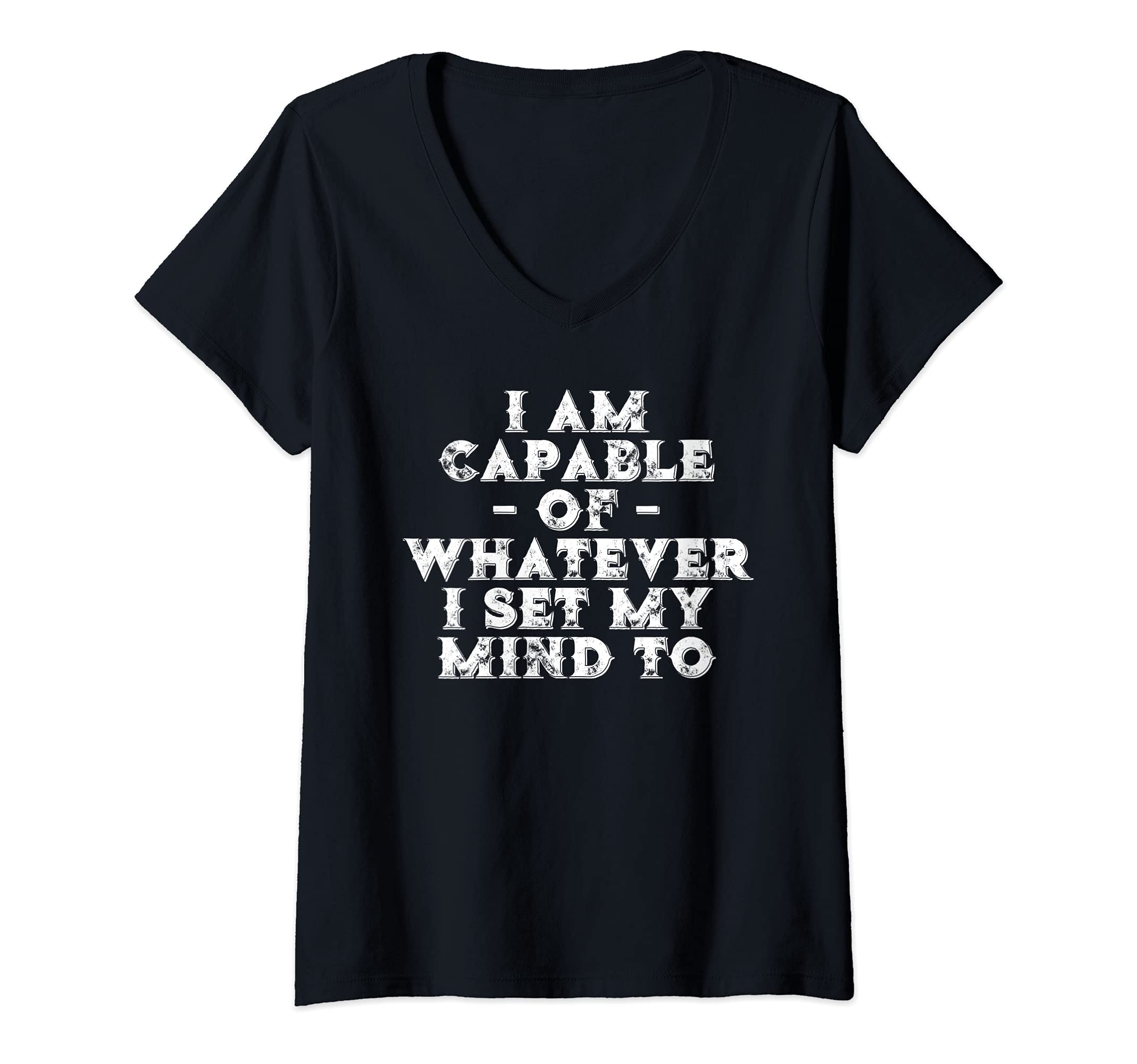 Womens Above all I will prevail coolest graphic design V-Neck T-Shirt