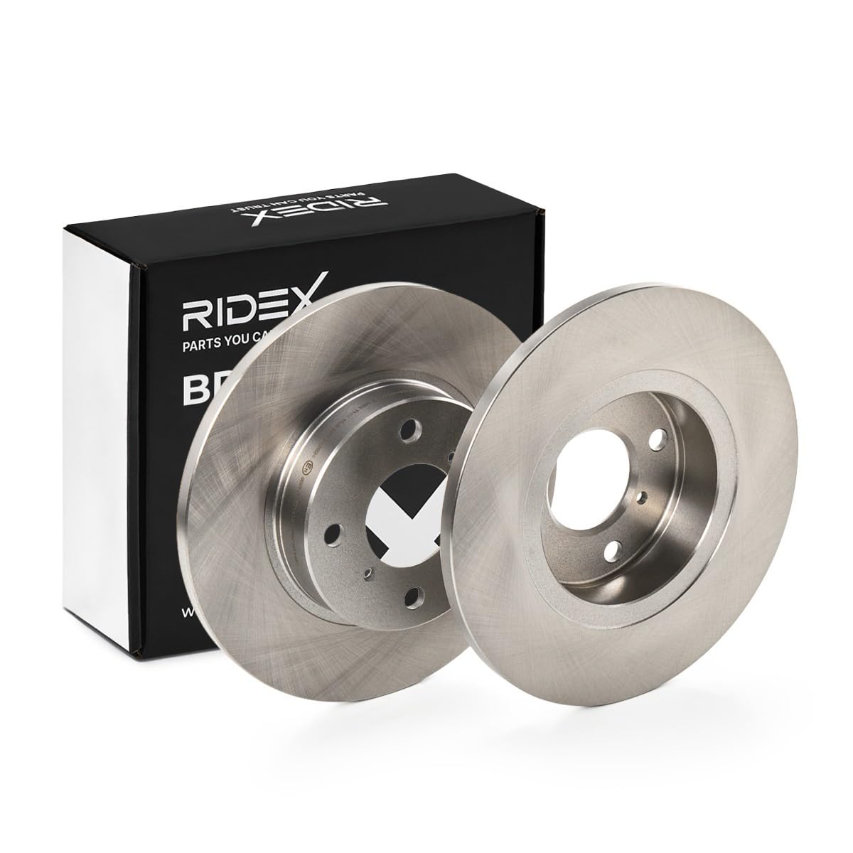 RIDEX 82B0248 2x Disque de frein Avant sans vis/boulons Compatible avec OPEL Agila A H00