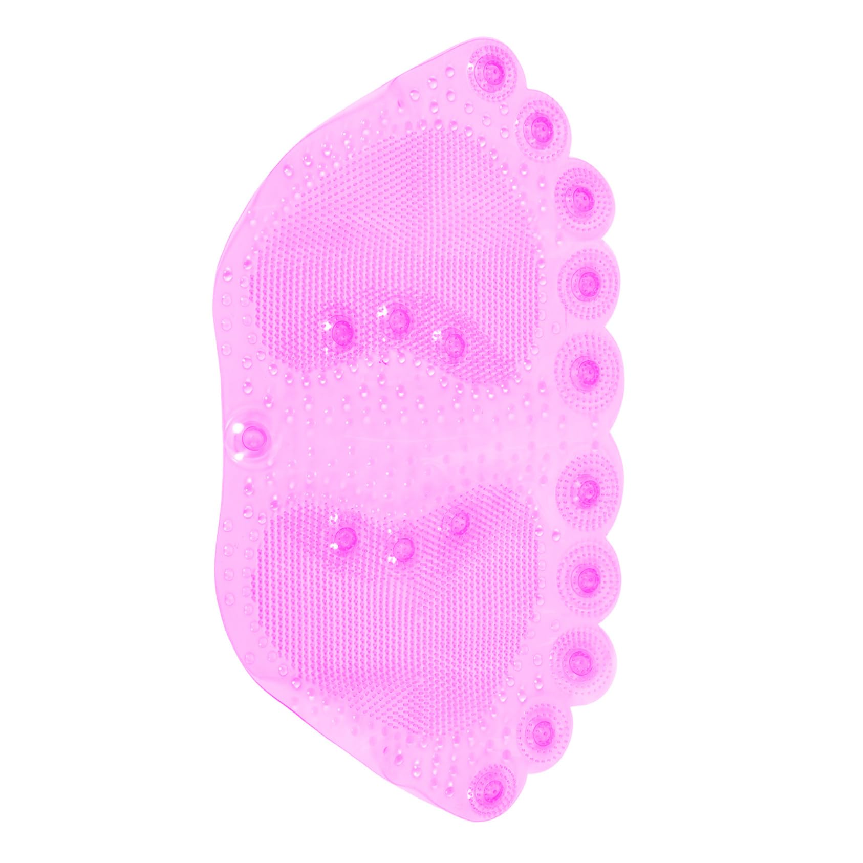 Unomor 1Pc Skid Massage Bath Mat Flexible Non Slip Cushion with Suction Cups for Bathroom Safety Foot Pad for Shower Bathing and Commode Use Soft and Design