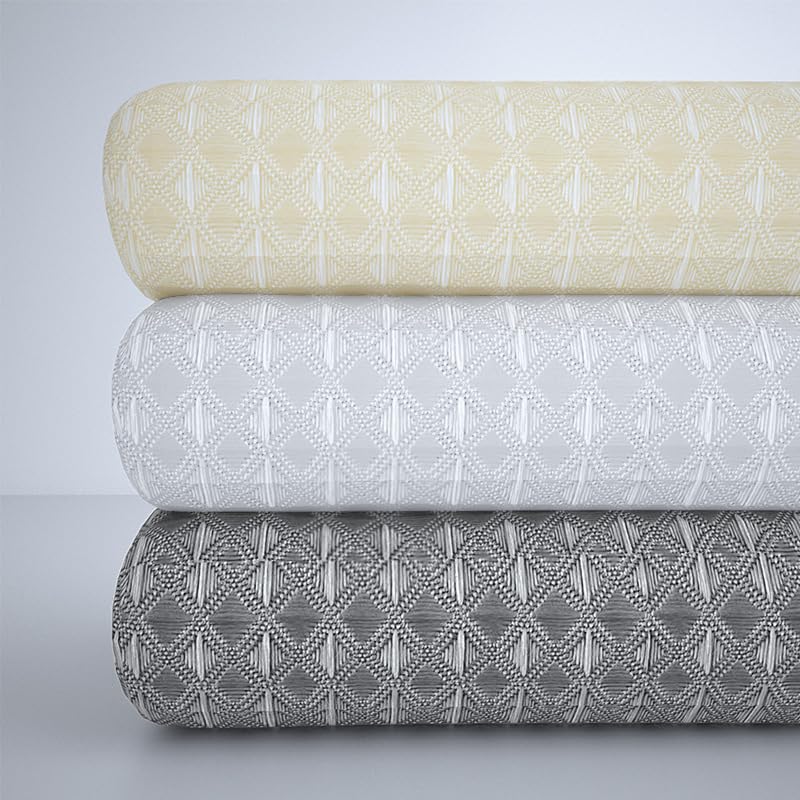 KIZAMI Rideau de Douche en Polyester 300 × 200 cm, Rideau de Douche imperméable, Rideau de Douche de Poids élevé, utilisé pour la décoration de Salle de Bain d'hôtel à la Maison Rideau de