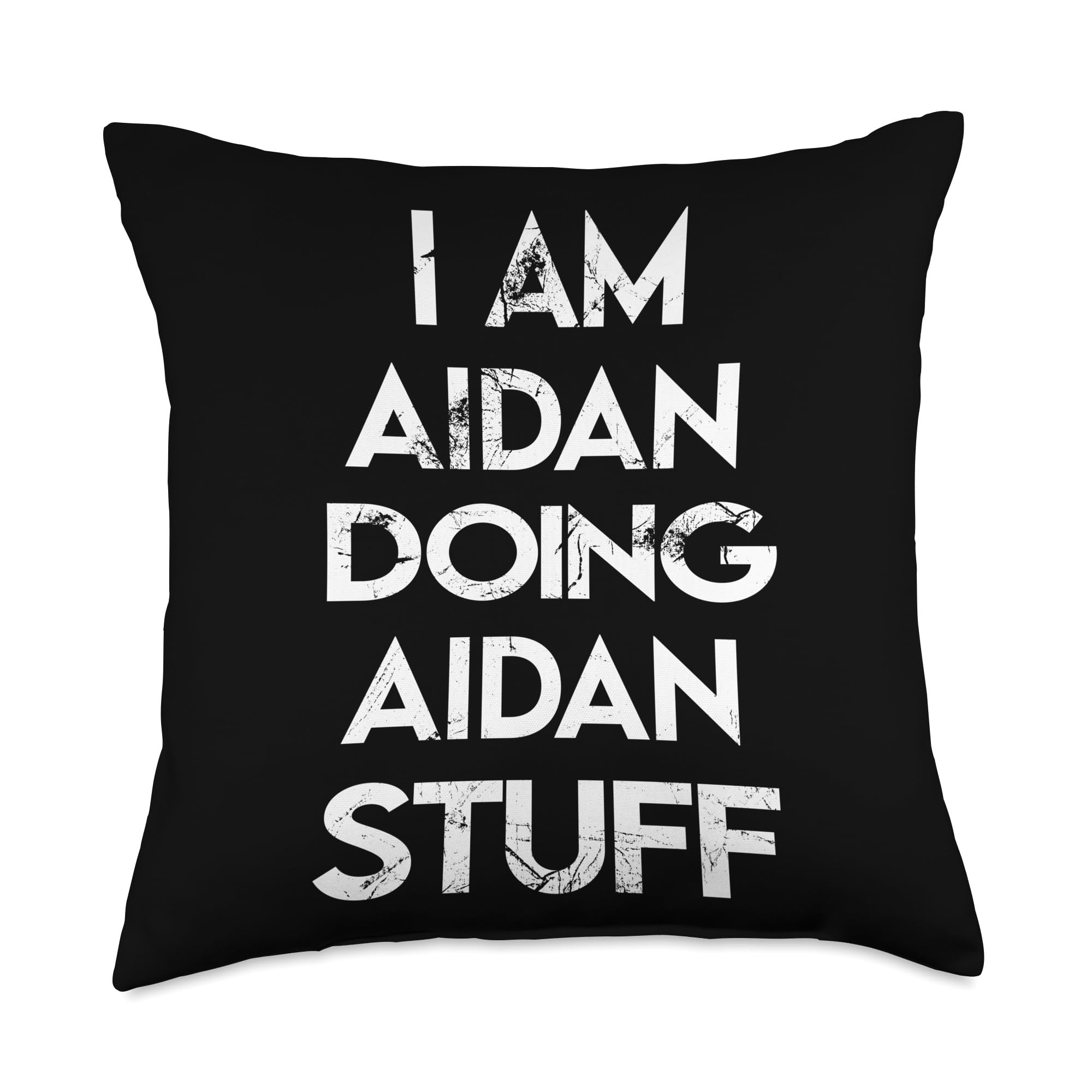 Aidan Stuff Throw Pillow, 18x18, Multicolor