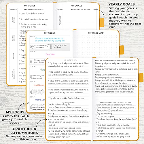 Clever Fox Pocket Planner Weekly – Undated Monthly Goal Planner And Calendar For Increasing Productivity, Mini Planner Perfect For Purse, Size: 3.7" X 6.7", Start Anytime, Lasts 1 Year – Amber Yellow #TOP5