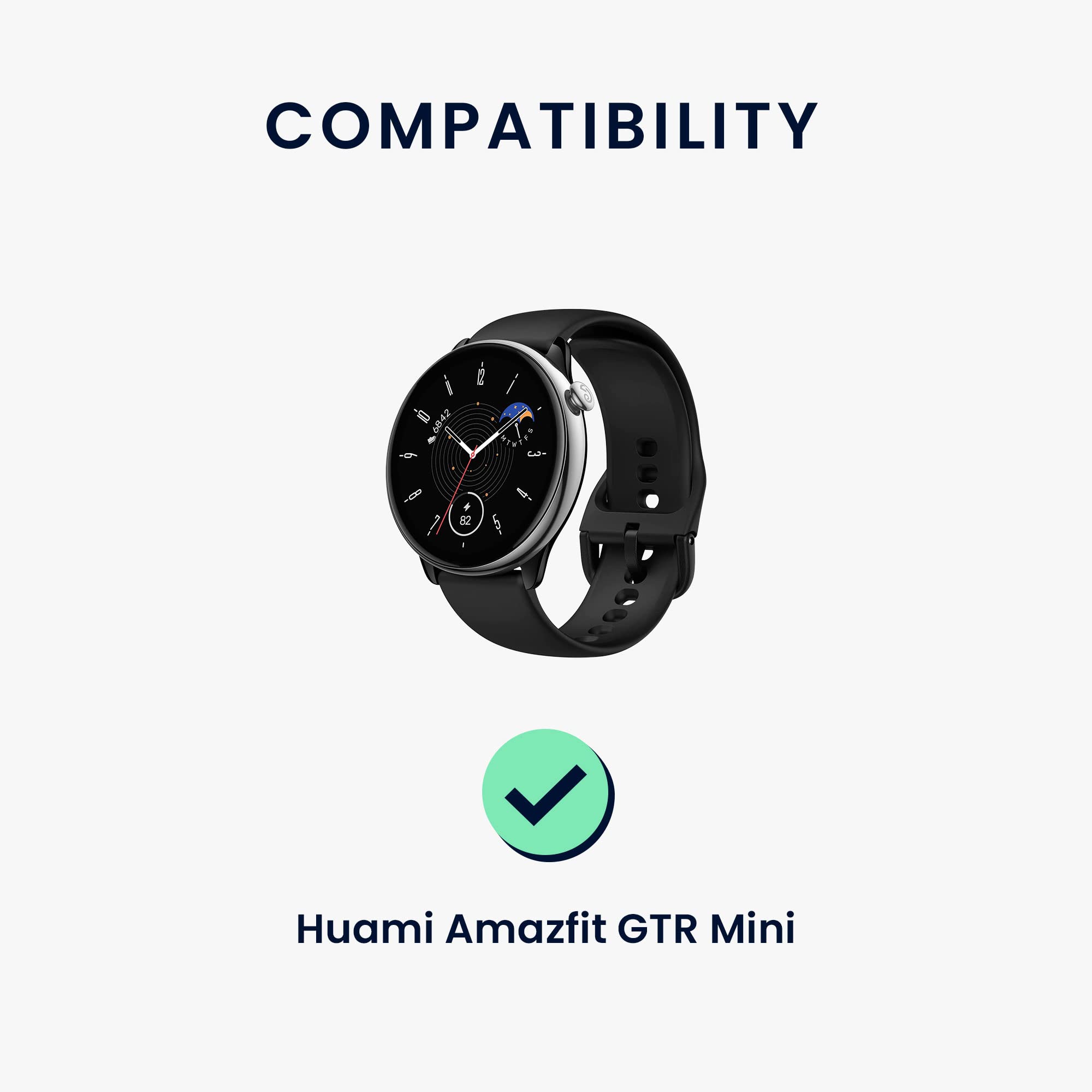 kwmobile Caricabatterie Orologio Fitness Compatibile con Huami T-Rex 2 / T-Rex Ultra/GTR 4 / GTS 4 / GTR 3 / GTS 3 - Caricatore USB Charger Smart Watch - Smartwatch Stand con Cavo 150 cm