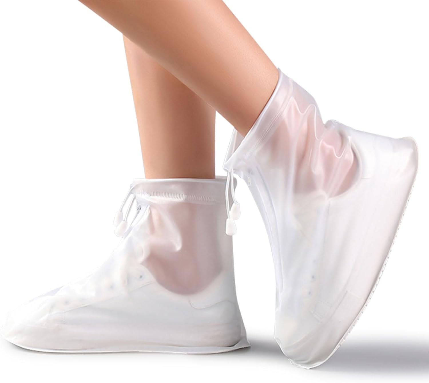 Waterproof Shoes Cover, Rain Boot Shoe Covers, Reusable Women Men PVC Sole Overshoes Galoshes Protectors for Cycling Camping Outdoor Travel - Image 9