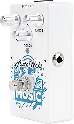 Mini Auto Wah Pedal Dynamic Wah Guitar Effect Pedal Envelope Filter True Bypass, 3 Knob Control Auto Guitar Effects Pedaling 70s Design Clássico Com Gravação Loop