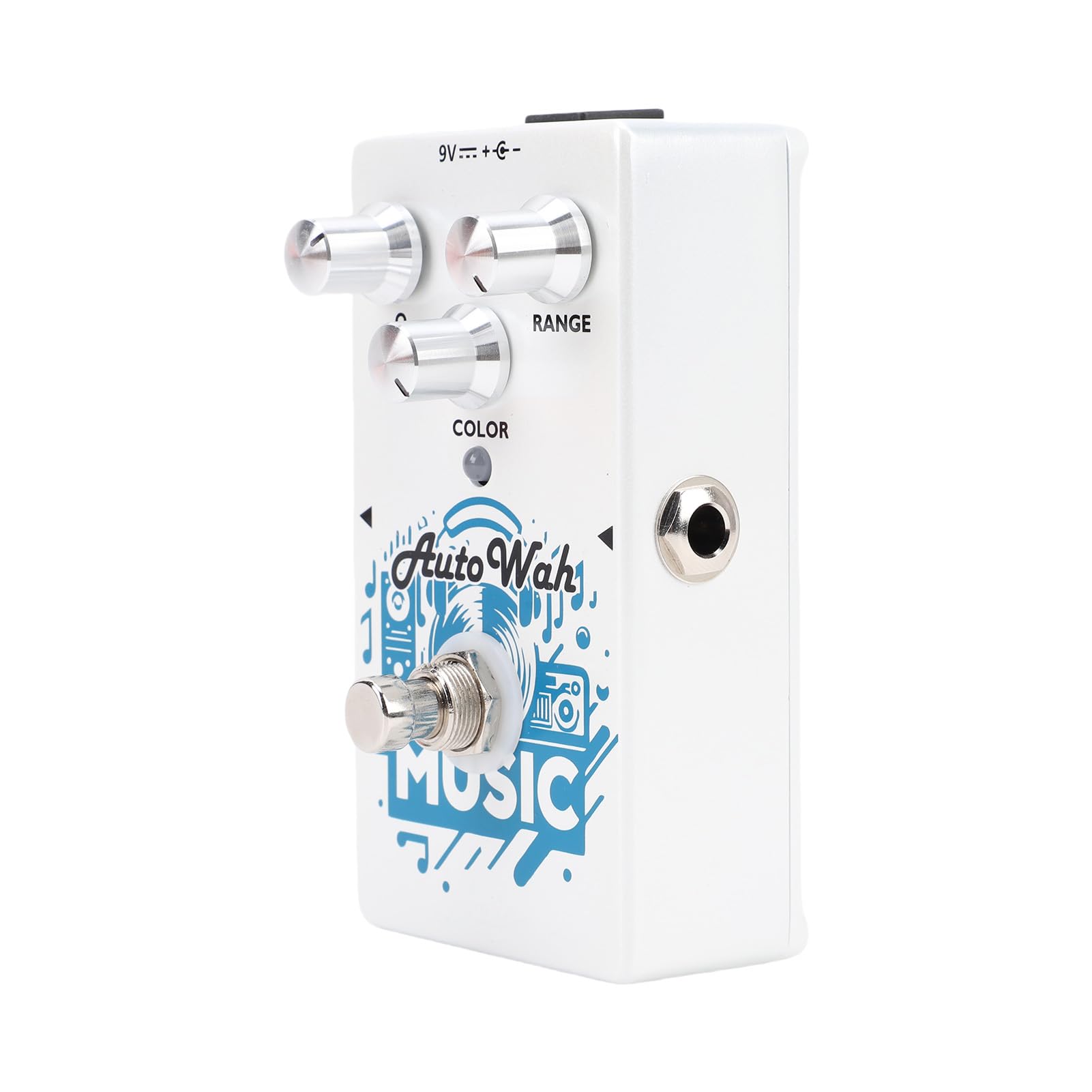 Pedal de Efectos de Guitarra, Pedal Wah Automático de Aleación de Zinc con Grabación en Bucle para Actuaciones en Escenario, Control de Tono Ajustable y Sonido Funky para Guitarristas y