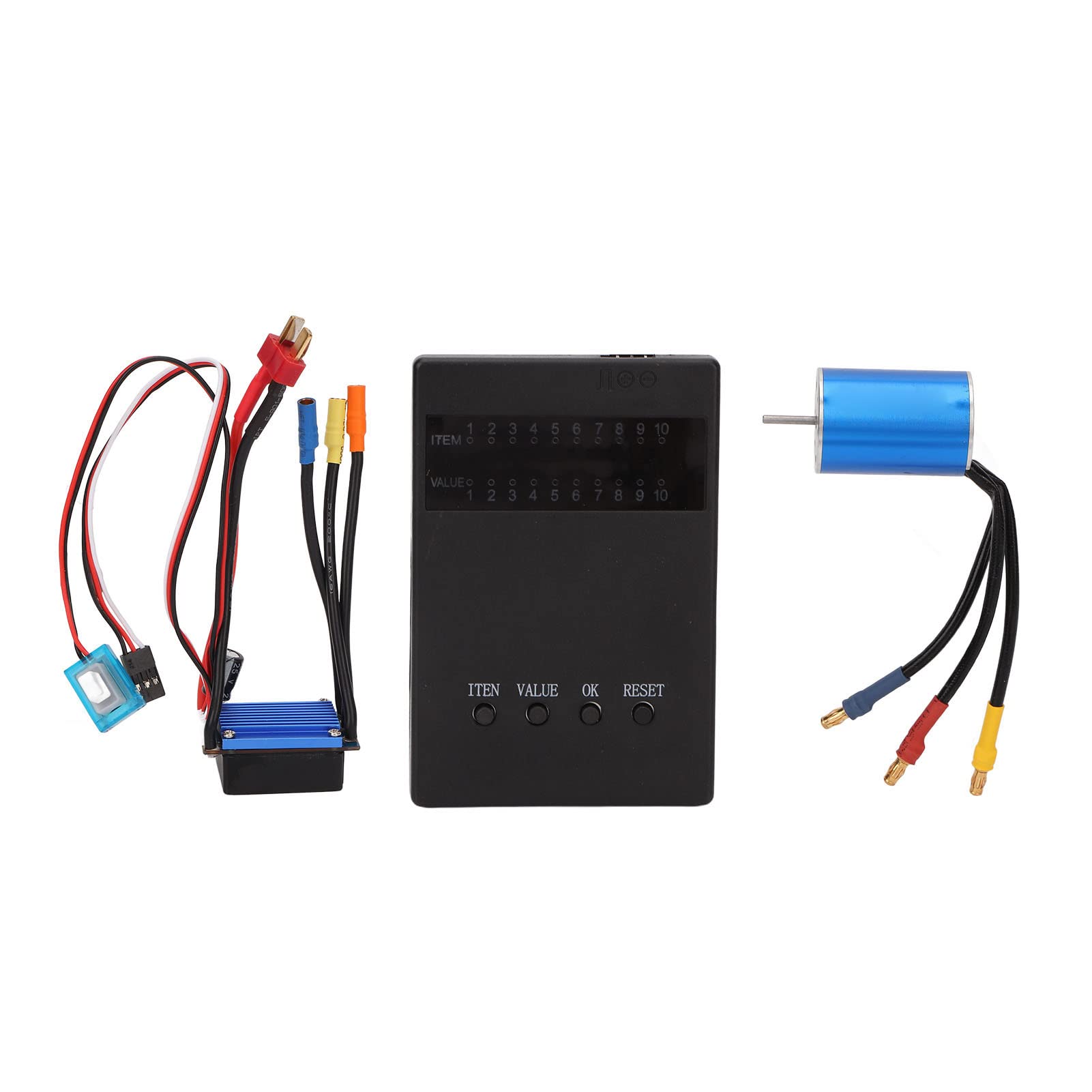 Domary 2435 3300KV Silnik Bezszczotkowy 25A Zestaw ESC Zestaw Wysokiego Momentu Obrotowego Rotor Moc dla 1/16 1/18 RC Car Dark Blue