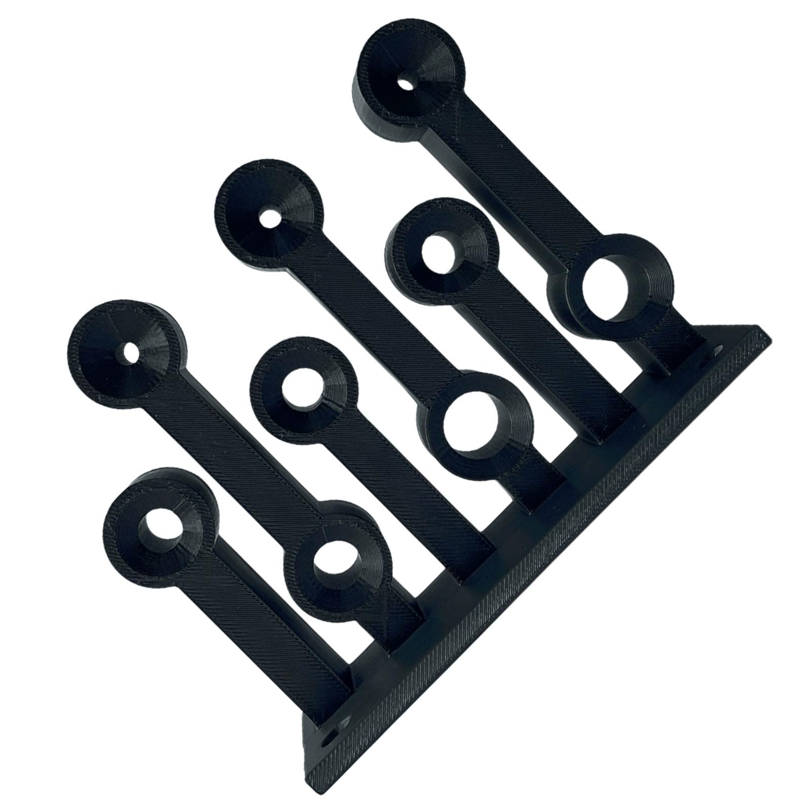 Kaeltsyn Black Polylactic Acid Tool Rack For Screwdrivers Wall Mounted Design Saves Space In Garage Workshop Or Homes Screwdriver Display Stand Screwdriver Display Stand