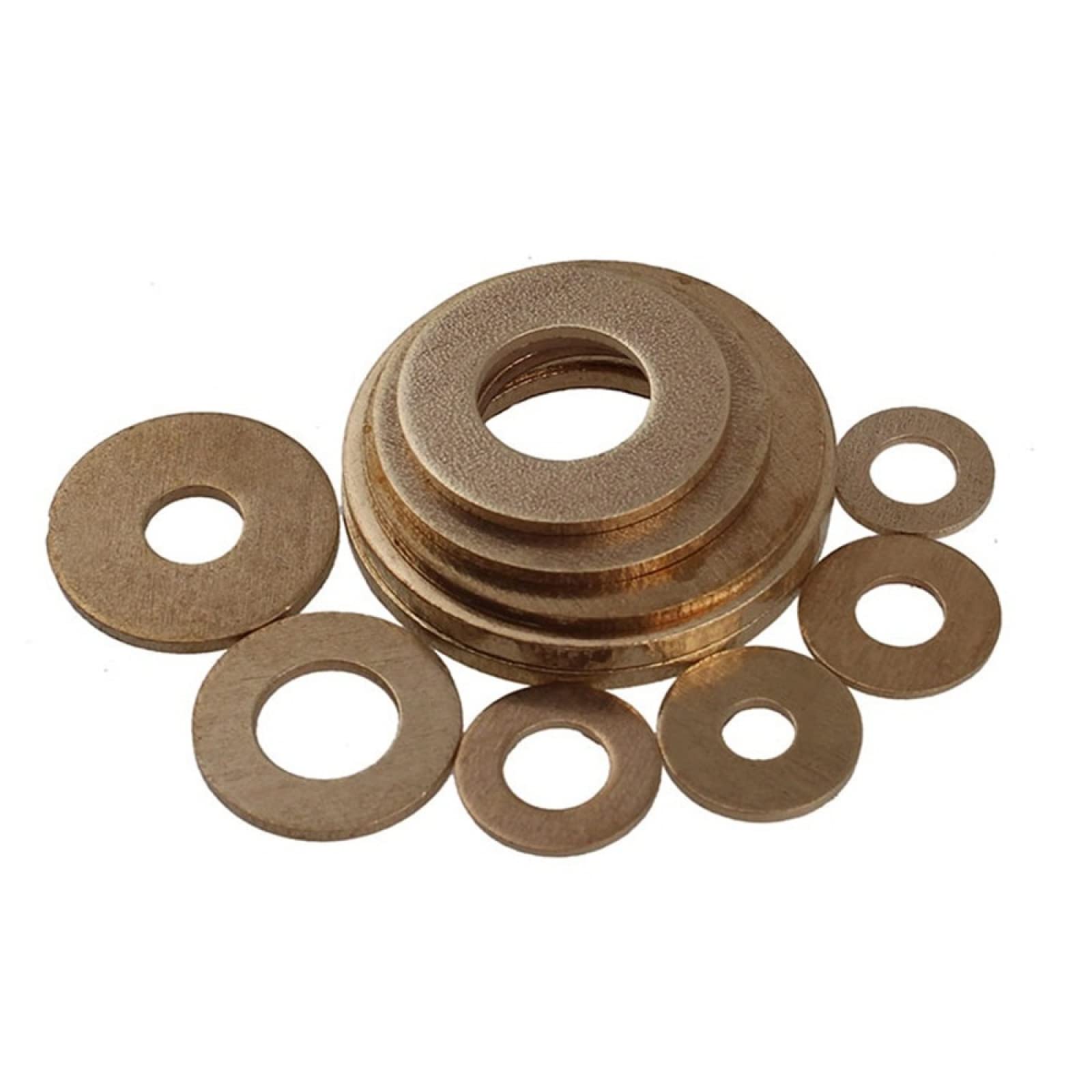 Podkładki miedziane, Podkładki dystansowe ze stali nierdzewnej, podkładki płaskie(M8*16 * 1.0[180pcs])