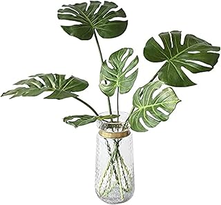 Artificial Monstera Leaves Real Touch Monstera Deliciosa Plant Leaf Stem...