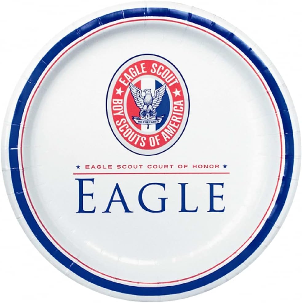 Boy Scouts of America Eagle Court Honor Luncheon Plates, 25pk