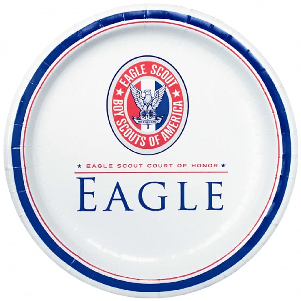 Boy Scouts of America Eagle Court Honor Luncheon Plates, 25pk