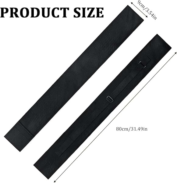 JTKREW 1 Confezione Pool Cue Bag,Stecca da Biliardo Borsa,Borsa per Stecca da Biliardo,Portatile per Stecche da Biliardo Borsa per Il Bastoncini da Biliardo,per 1/2 Portacanne da Biliardo da Biliardo - 2