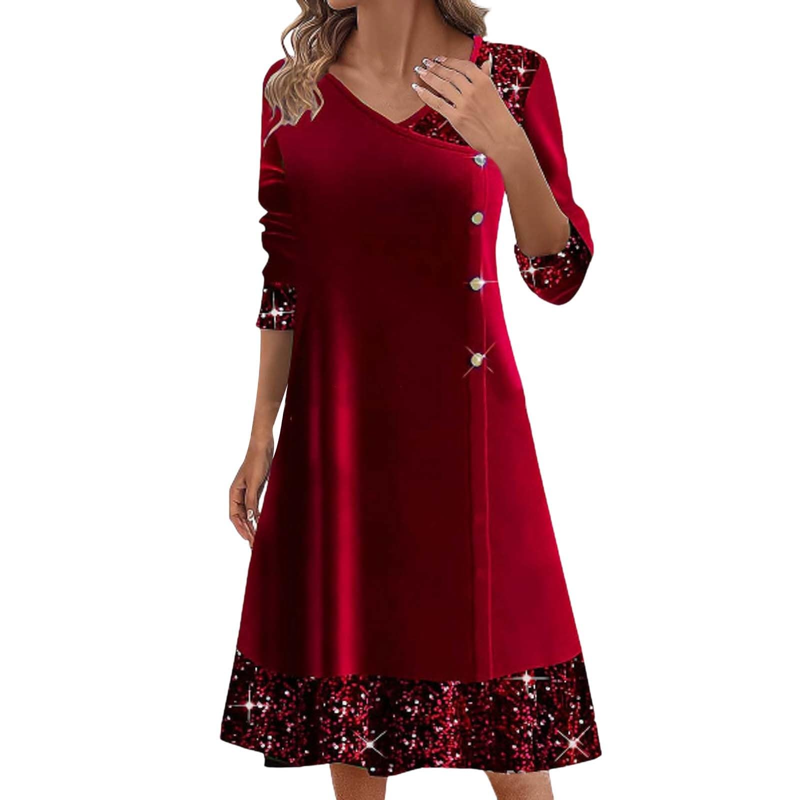 Vestito Rinascimento Donna - Abito da Donna con Scollo A V in Velluto Dorato con Paillettes Abito Bambina Elegante Principessa