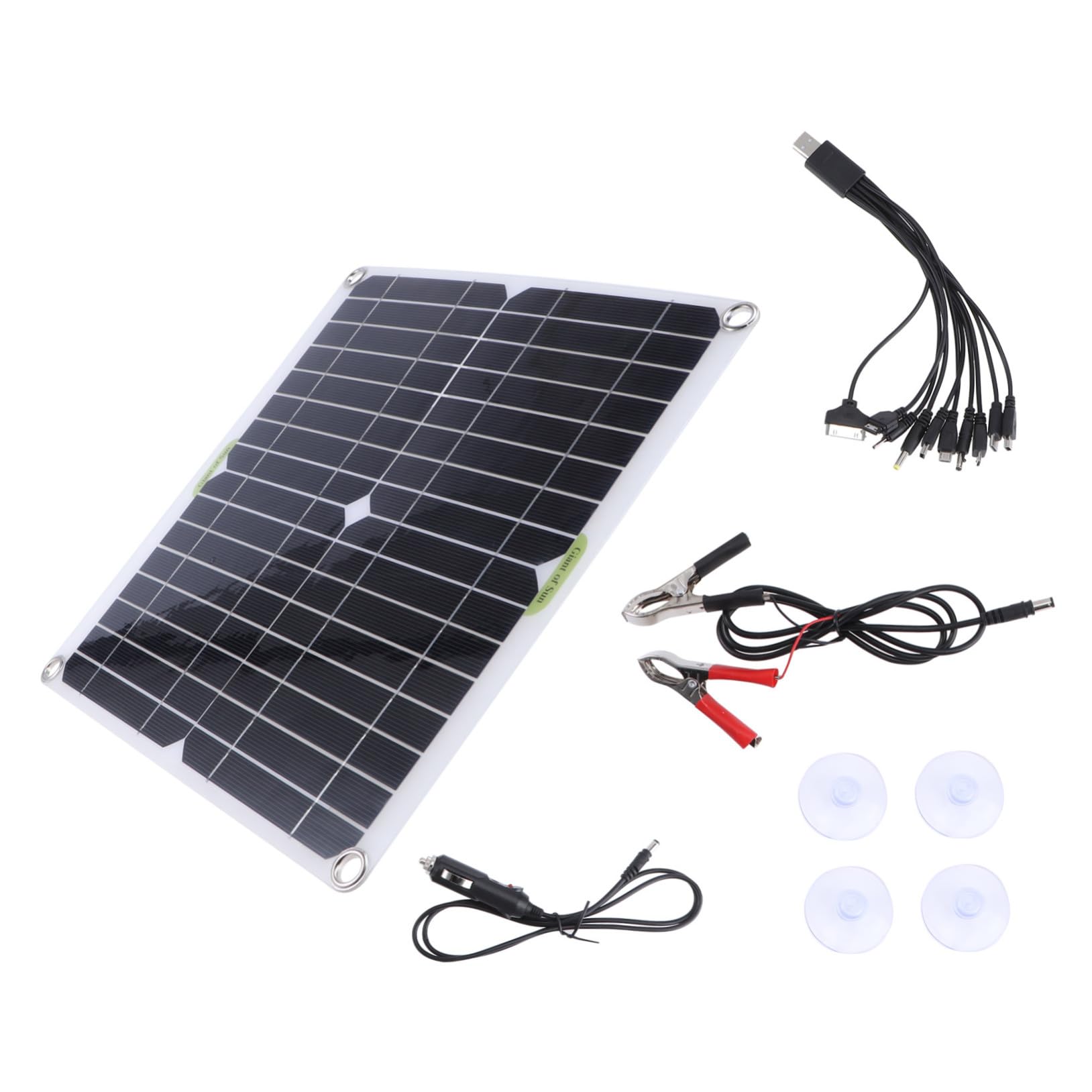 Pannello Solare 200w Monocristallino Nero per Outdoor | Alta Efficienza di Conversione, Rapporto 98%, per Camping e Attività All'aperto