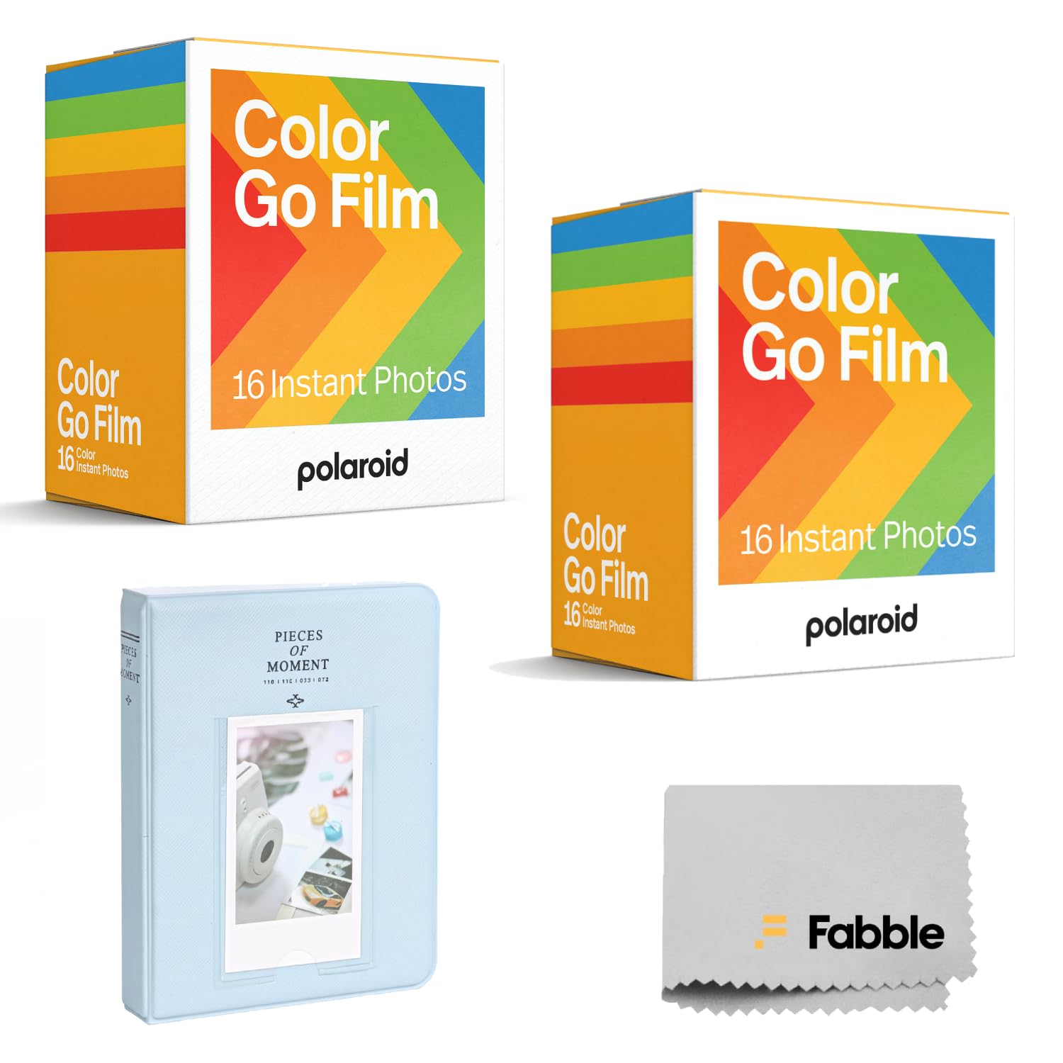 Polaroid GO Color Instant Film - Double Pack X2, Photo Album for Polaroid GO Film