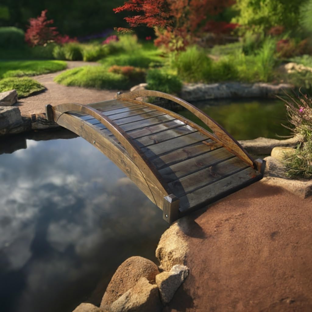 SamsGazebos Basho Garden Bridge 6 ft.