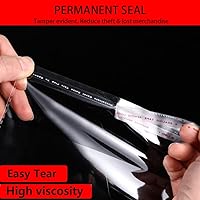 Vista 4 de Keoferlo Bolsas de celofán autoadhesivas de 10 x 14 pulgadas, bolsas de plástico transparente de polietileno transparente para envolver ropa