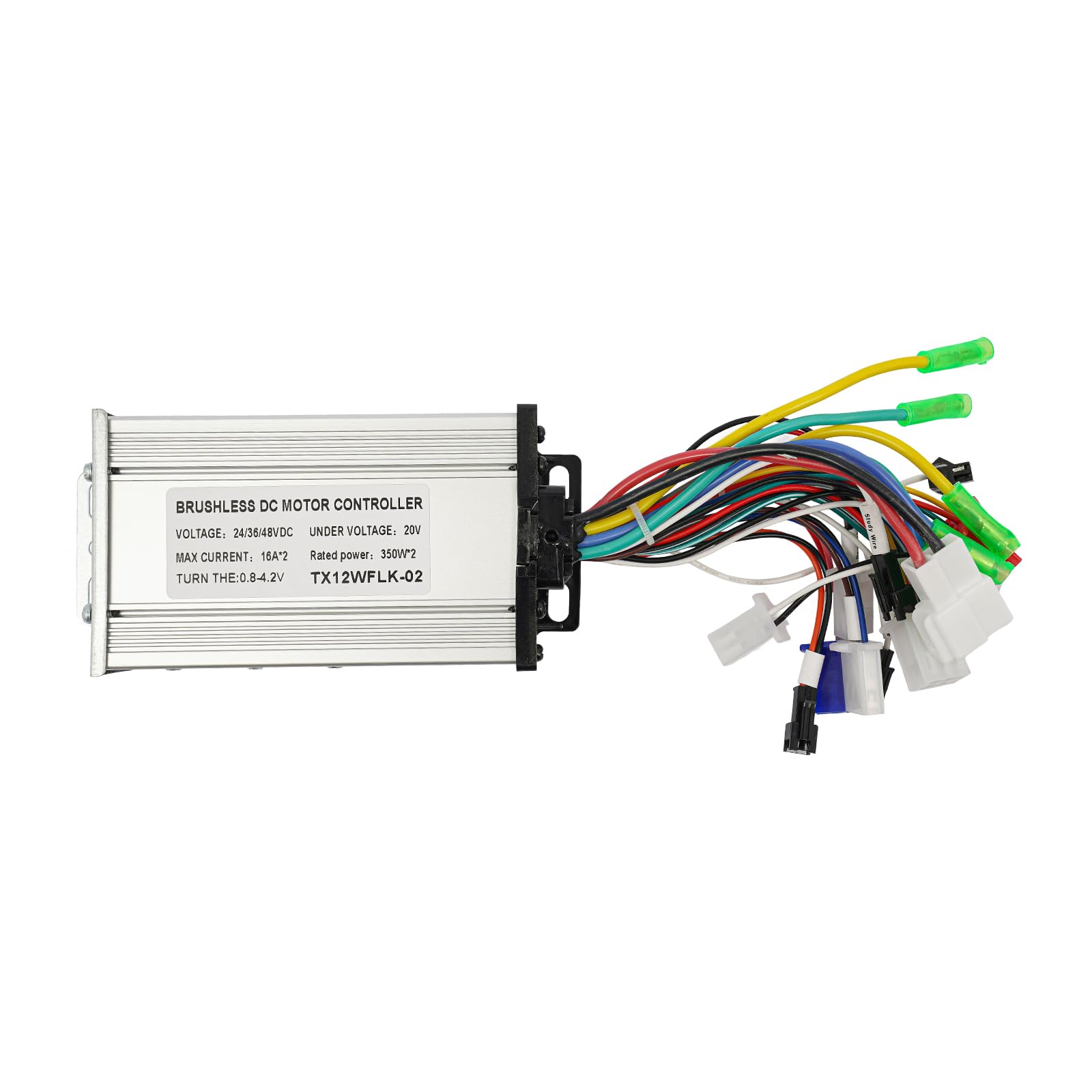 Elektryczny bezszczotkowy silnik prądu stałego, zestaw do konwersji silnika z biegiem wstecznym, kompletny zestaw akcesoriów (2 silniki, 1 x kontroler, 2 x klucze), 330 obr./min, przełącznik 3 biegów