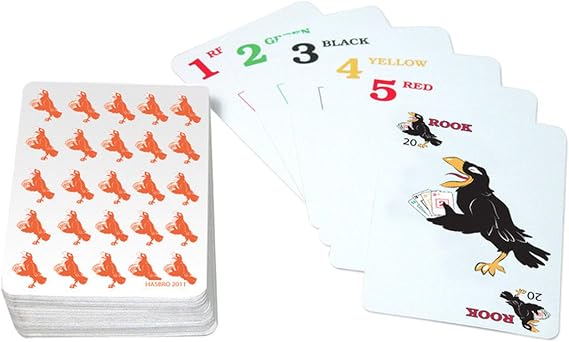 Winning Moves Deluxe Rook, Popular Card Game for Over 100 Years, for 2 to 6 Players, Ages 8+