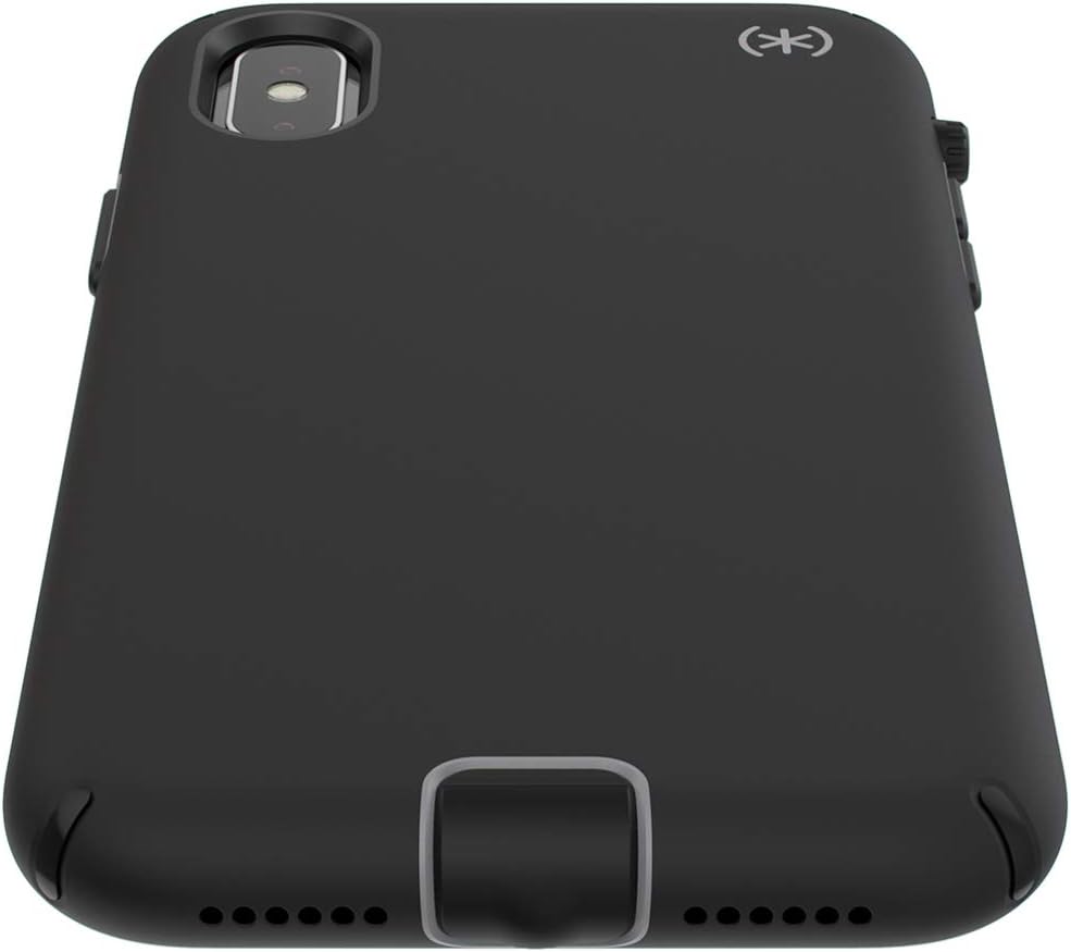 Speck Products Compatible Phone Case for Apple iPhone Xs Max, Presidio Sport Case, Black/Gunmetal Grey/Black