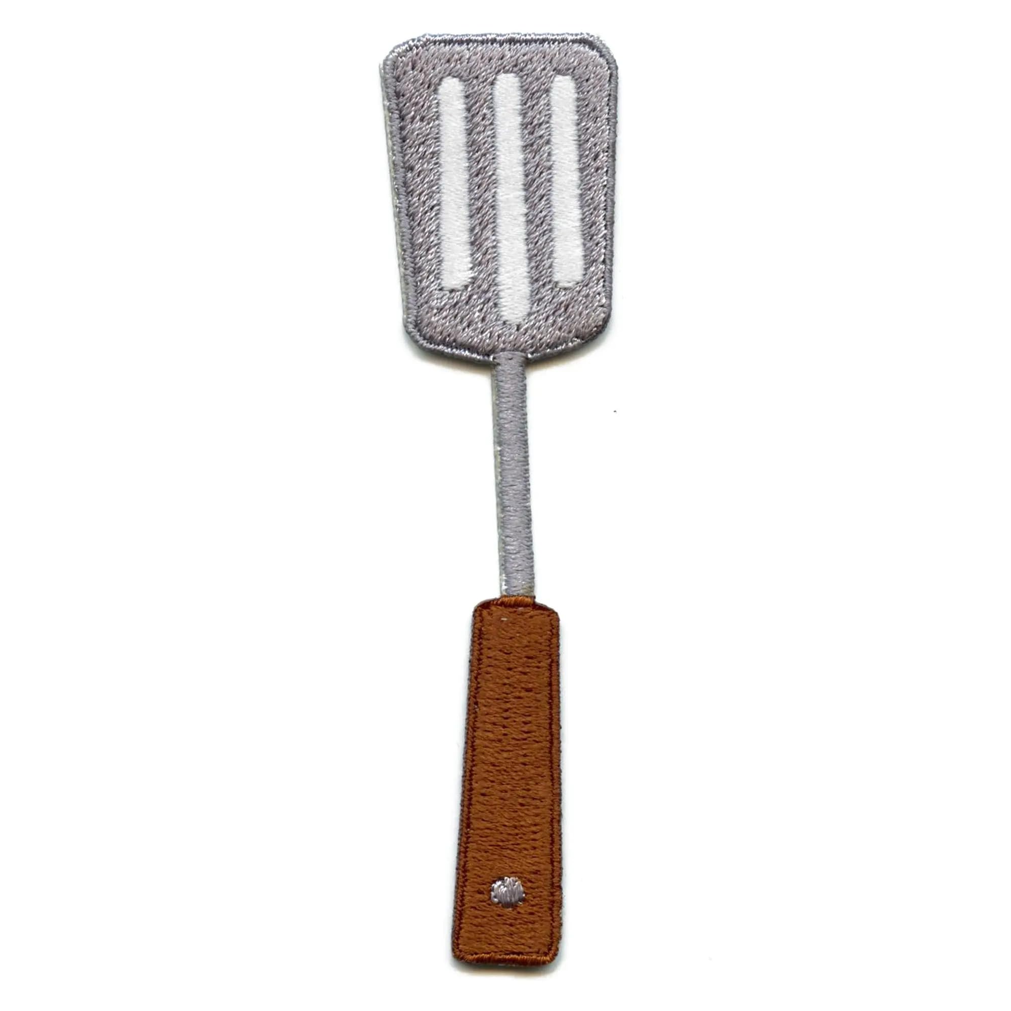 Spatula BBQ Utensil Embroidered Iron On Patch