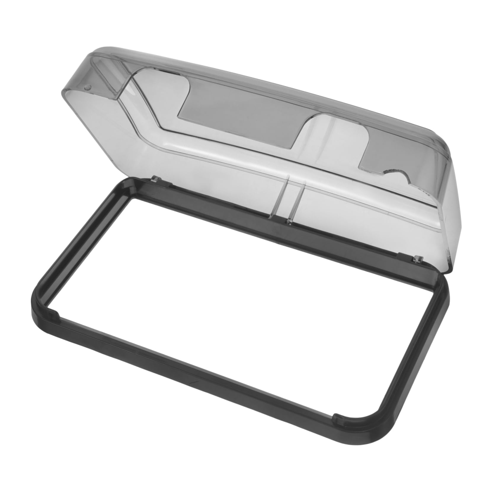 5 Pezzi Coprischermo Adesivo per Elettrica Cover Antispruzzo per Bagno Facile Installazione Resistente e Riutilizzabile Trasparente