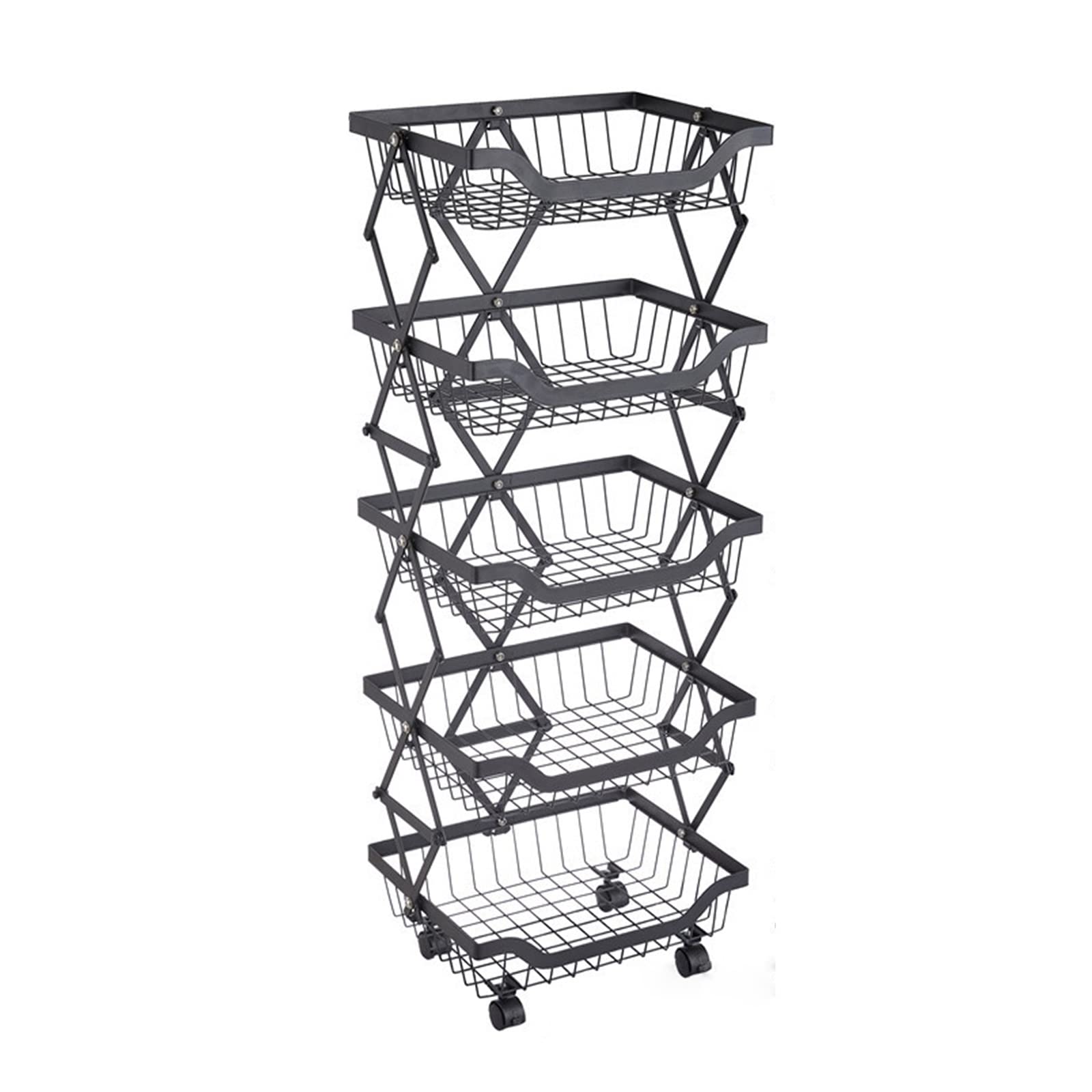 Armoires de rangement de cuisine JATIBOSH étagère de cuisine pliable meuble de rangement
