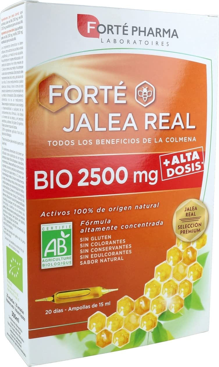 FORTÉ JALEA REAL BIO 2500 mg 20 ampollas
