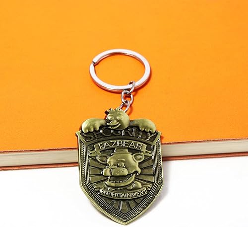 Miniatura 3 de FNAF - Insignia de guardia de seguridad Pin de guardia nocturno de Freddy Fazbear Regalos de disfraz de la FNAF para niños, hombres, mujeres y