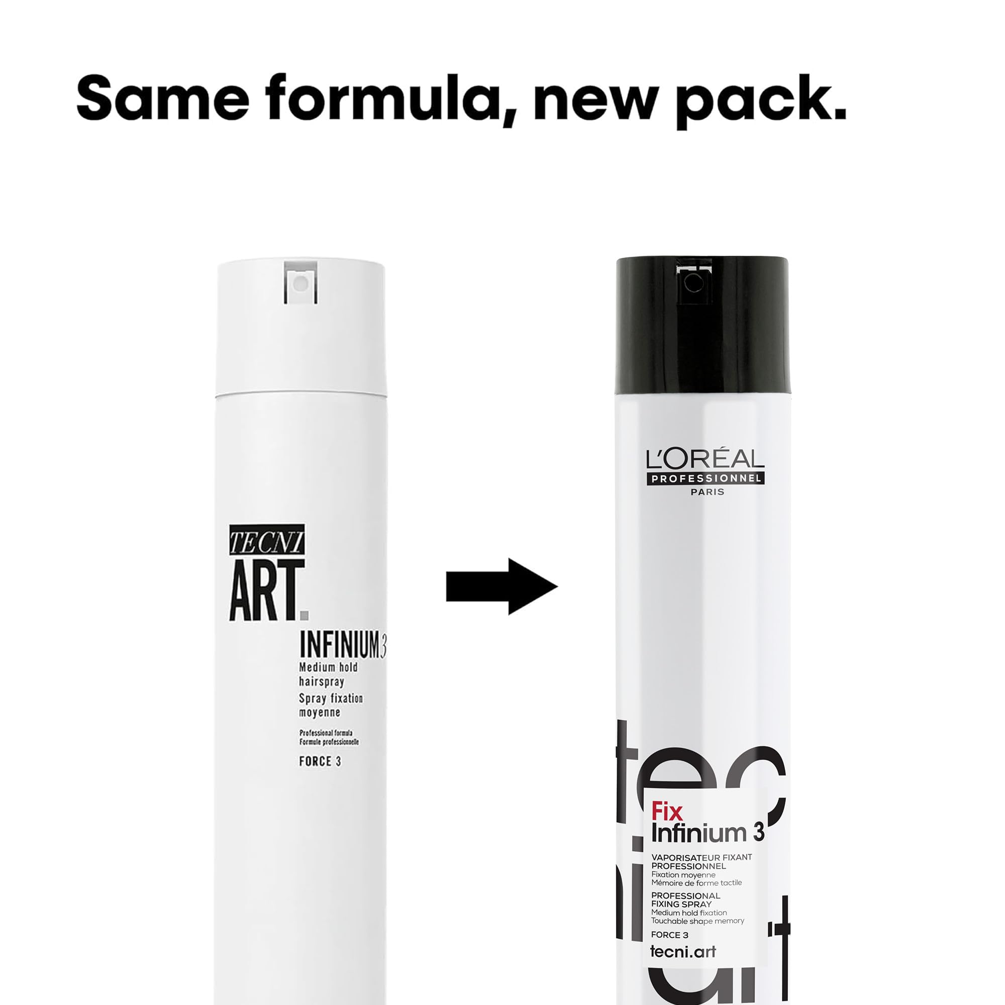 L'Oréal Professionnel Tecni.Art Fix Infinium 3 Medium Hold Hairspray