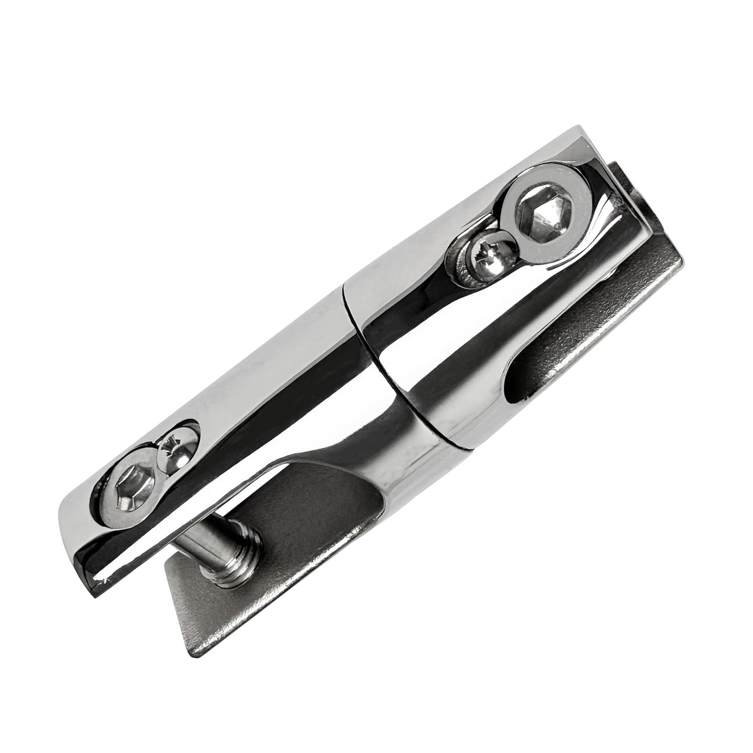 Stainless Steel Anchor Swivel Connector - Marine Grade 316L Heavy Duty Boat Anchor Chain Swivel for 3/8 to 1/2 Inch Chain, Corrosion Resistant Saltwater Proof