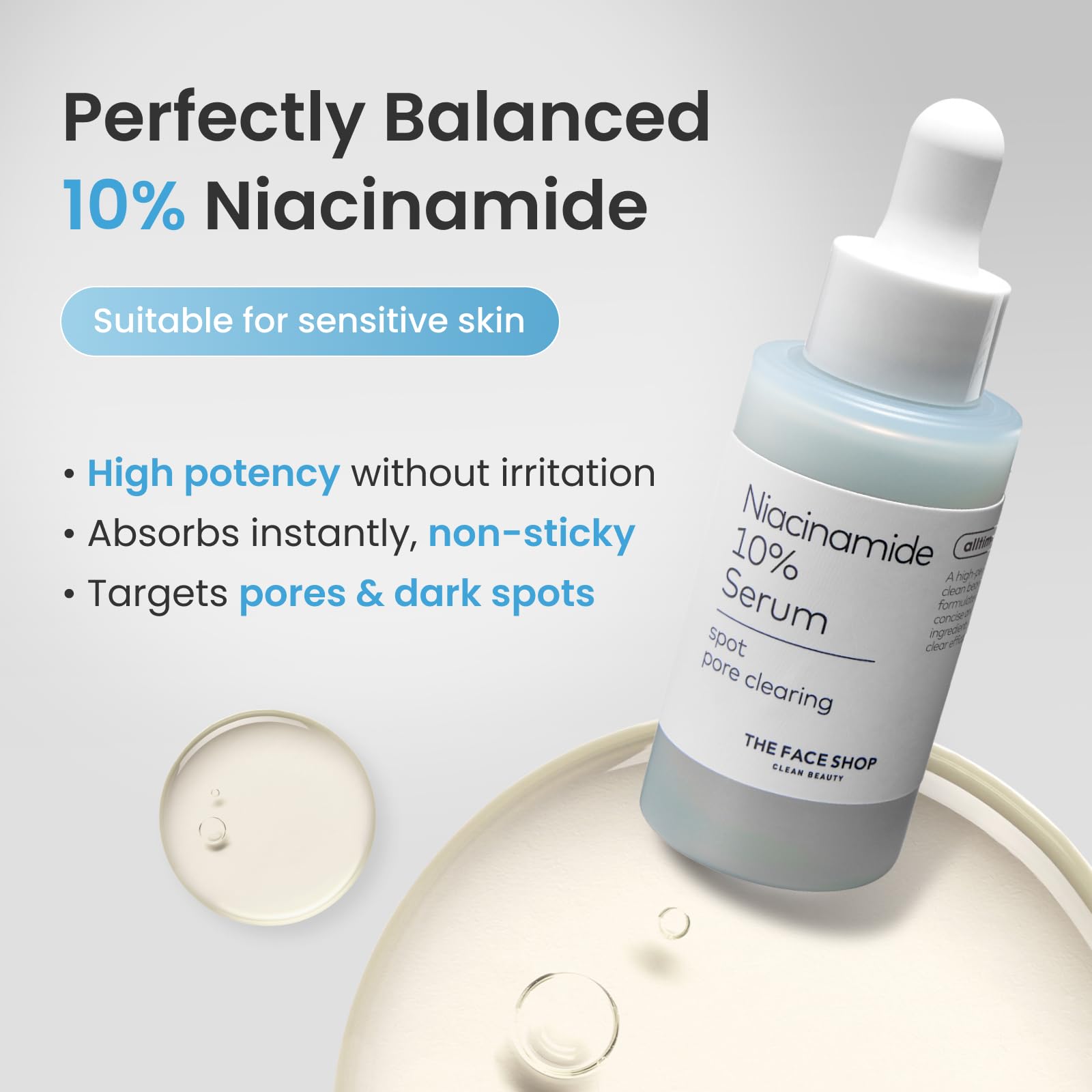 Amazon.com: The Face Shop Alltimate Niacinamide 10% Serum for Face
