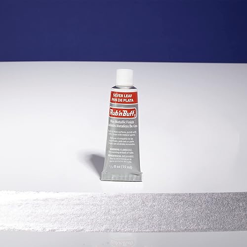 Miniatura 2 de JewelrySupply Rub 'n Buff Metallic Silver Leaf