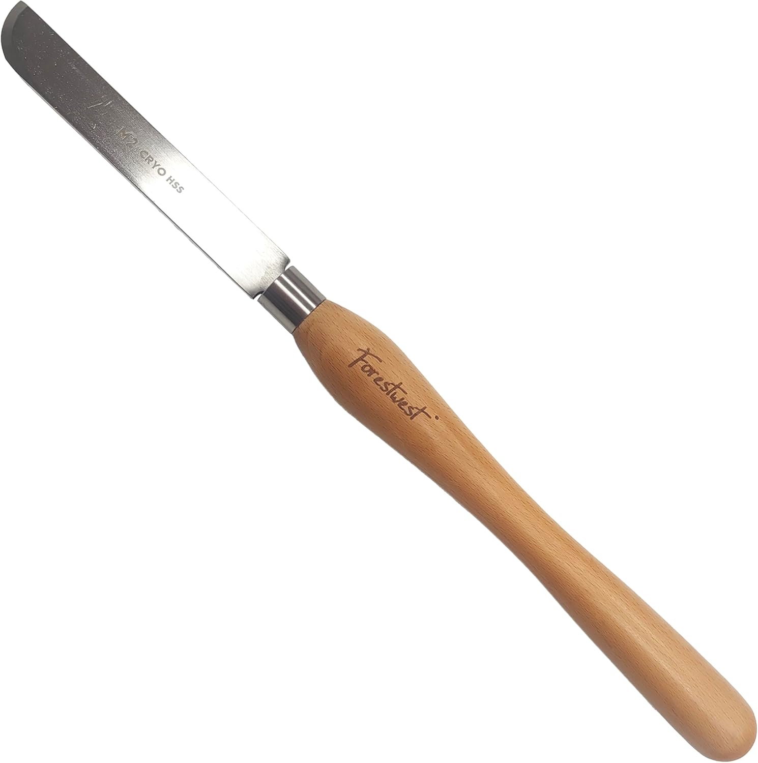 FORESTWEST 10929, HSS 1" Negative Rake Scraper, Wood Lathe Turning Tools