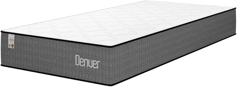 Colchão Solteiro Molas Ensacadas Pocket Plumatex 88x188x22cm Cinza/Branco – Firmeza Intermediária, Antiácaro e Hipoalergênico