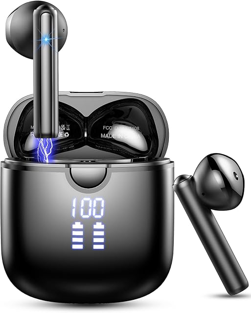 Auriculares Bluetooth 2025 con Cancelación de Ruido ENC y Resistencia IPX7
