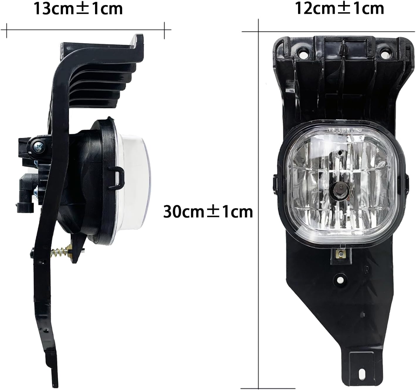 Shocklight Fog Lights fit for 2005 2006 2007 F250 F350 F450 F550 super duty & 2005 Excursion, Front Bumper Driving Fog Lamps with H10 12V 42W Halogen Bulbs- Clear Lens