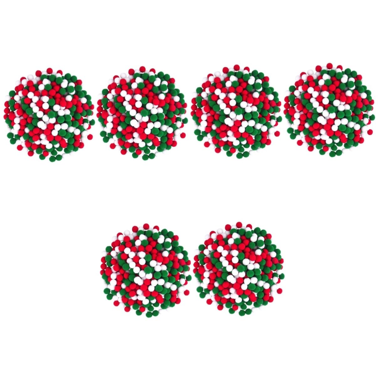 Cabilock 3 Set Decorazioni Natalizie Pompon Ornamenti Palline Decorazioni Per L'Albero Di Natale Decorazioni Per Feste Decorazioni Natalizie In Feltro Mini Palline Di 2000 pezzi * 3