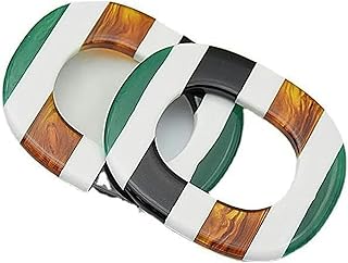 10 Uds. Hebilla exterior de 50mm de color multicapa para cintura, hebilla de cinturón de madera para traje de baño de mujer con hebilla, Clip para bufanda de seda, Clips para corbata