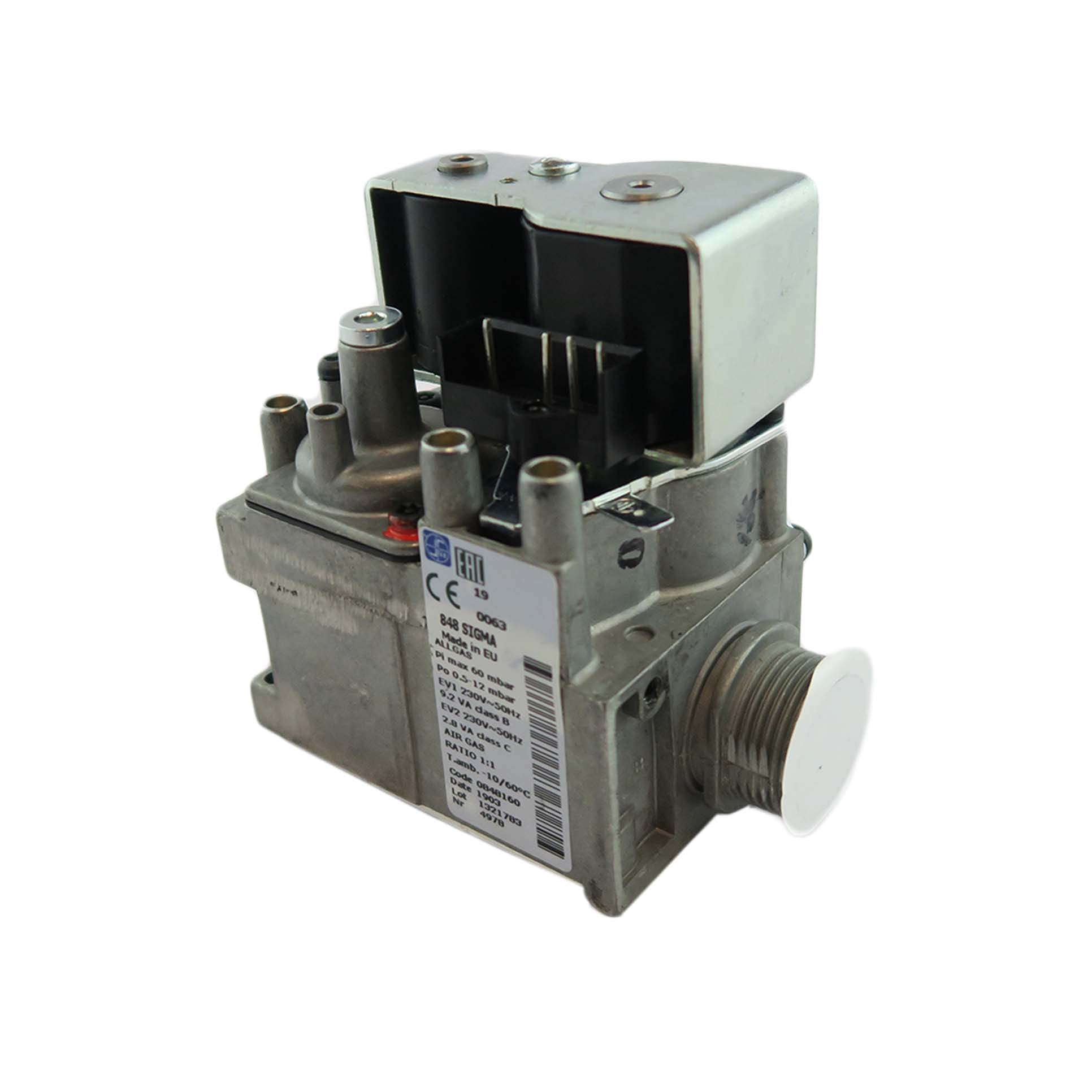 HTS - Boiler Gas Valve - Fits Vokera & Sime (20039202/6243823)