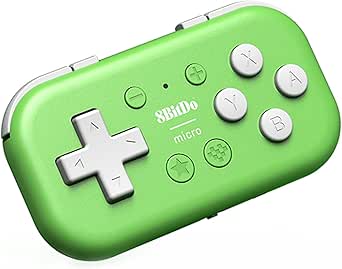 AKNES 8Bitdo Micro Bluetooth Controller, Pocket-sized Mini Gamepad for ...